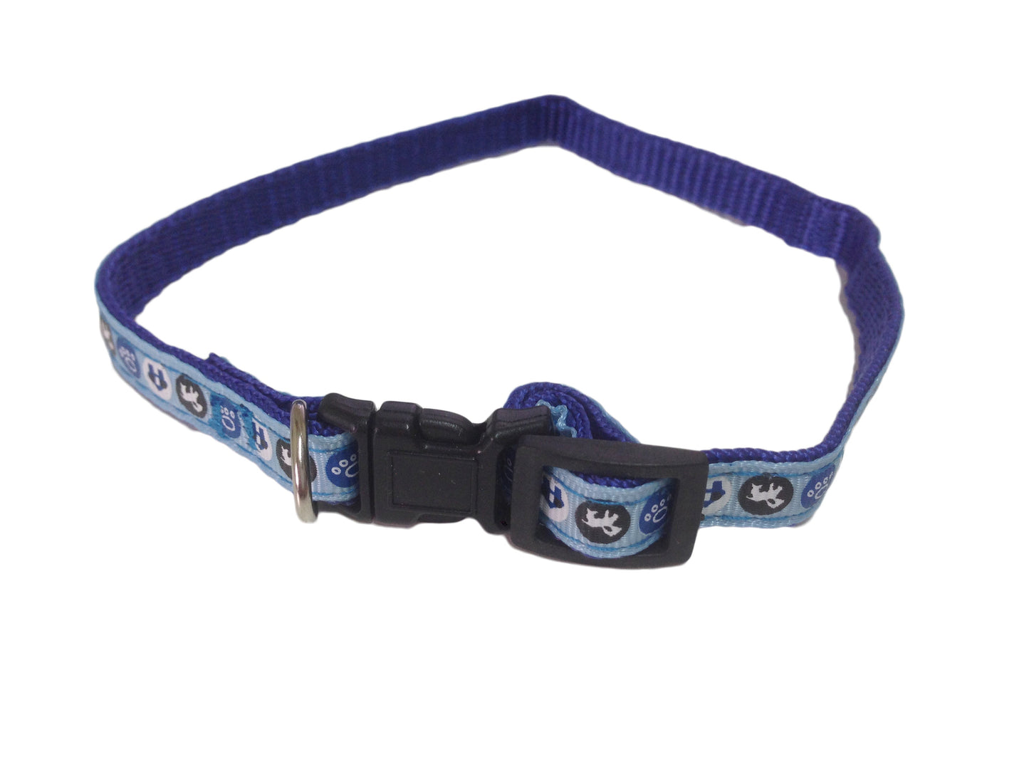 Collar for small dogs - Adjustable - Blue Mercatino Usato Crotone