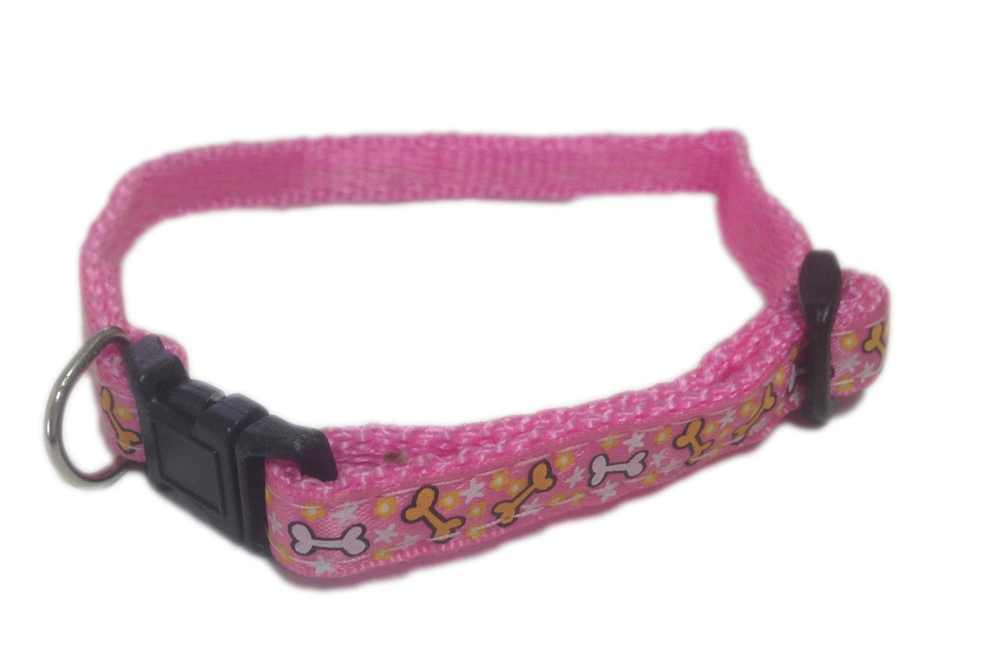 Collar for small dogs - Adjustable - Pink Mercatino Usato Crotone
