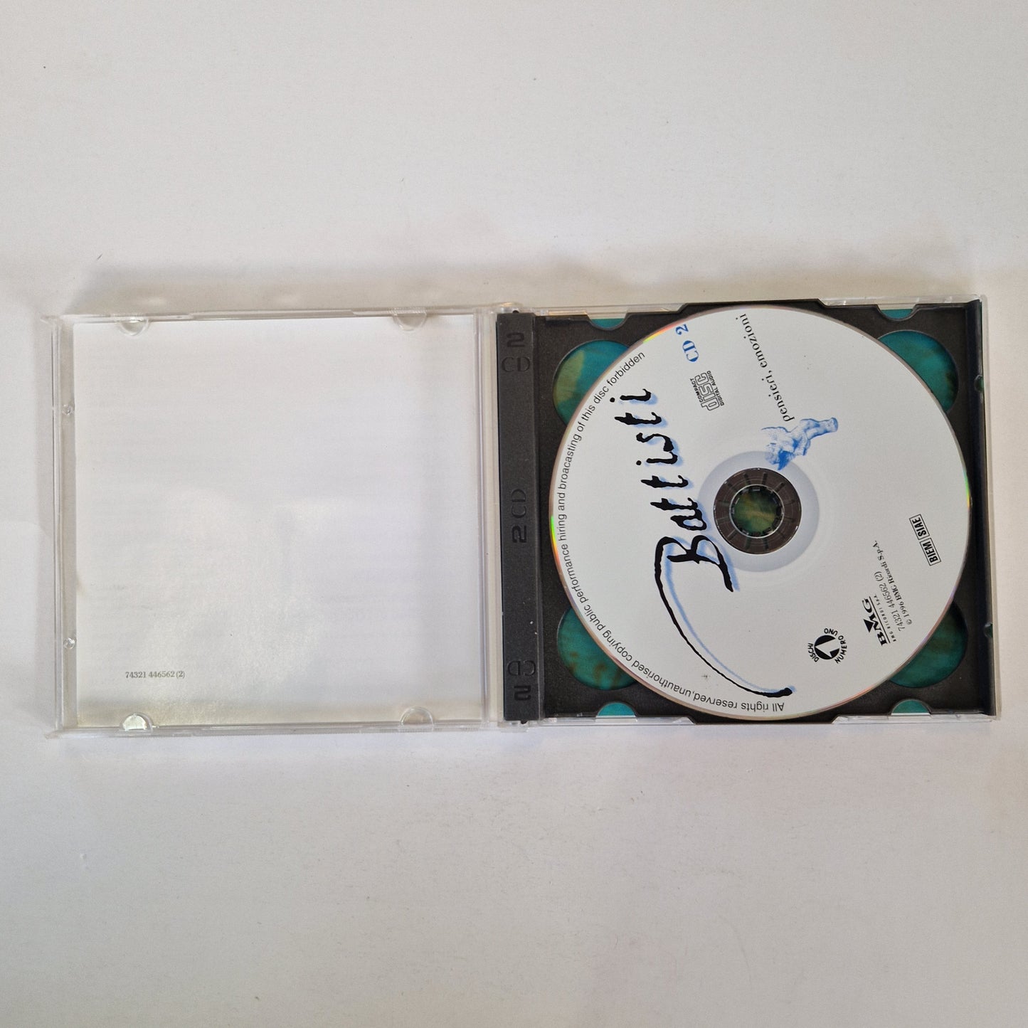 Lucio Battisti Pensieri Emozioni 2 CD 1996 BMG Ricordi Pop Italiano Mercatino Usato Crotone
