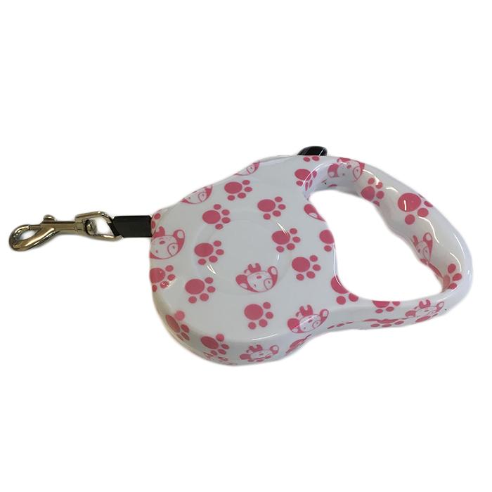 Extendable leash for dogs - Max 15 kg -Orme Dog Rose-Start & Stop Mercatino Usato Crotone
