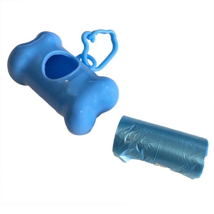 Porta Bags Dog Bone - Portable with bags included - Blue Mercatino Usato Crotone