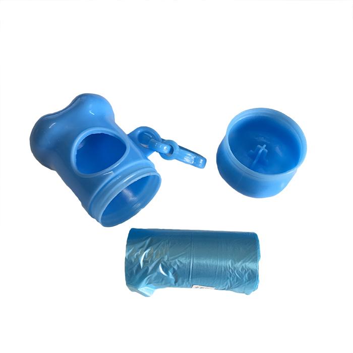 Porta Bags Dog Bone - Portable with bags included - Blue Mercatino Usato Crotone