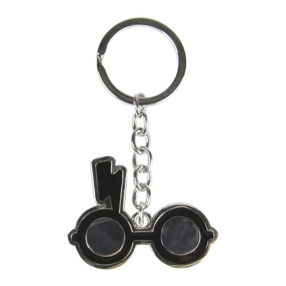 Harry Potter Metal Keychain - Silver - Official product CERDA'