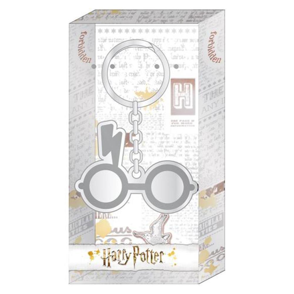 Harry Potter Metal Keychain - Silver - Official product CERDA'