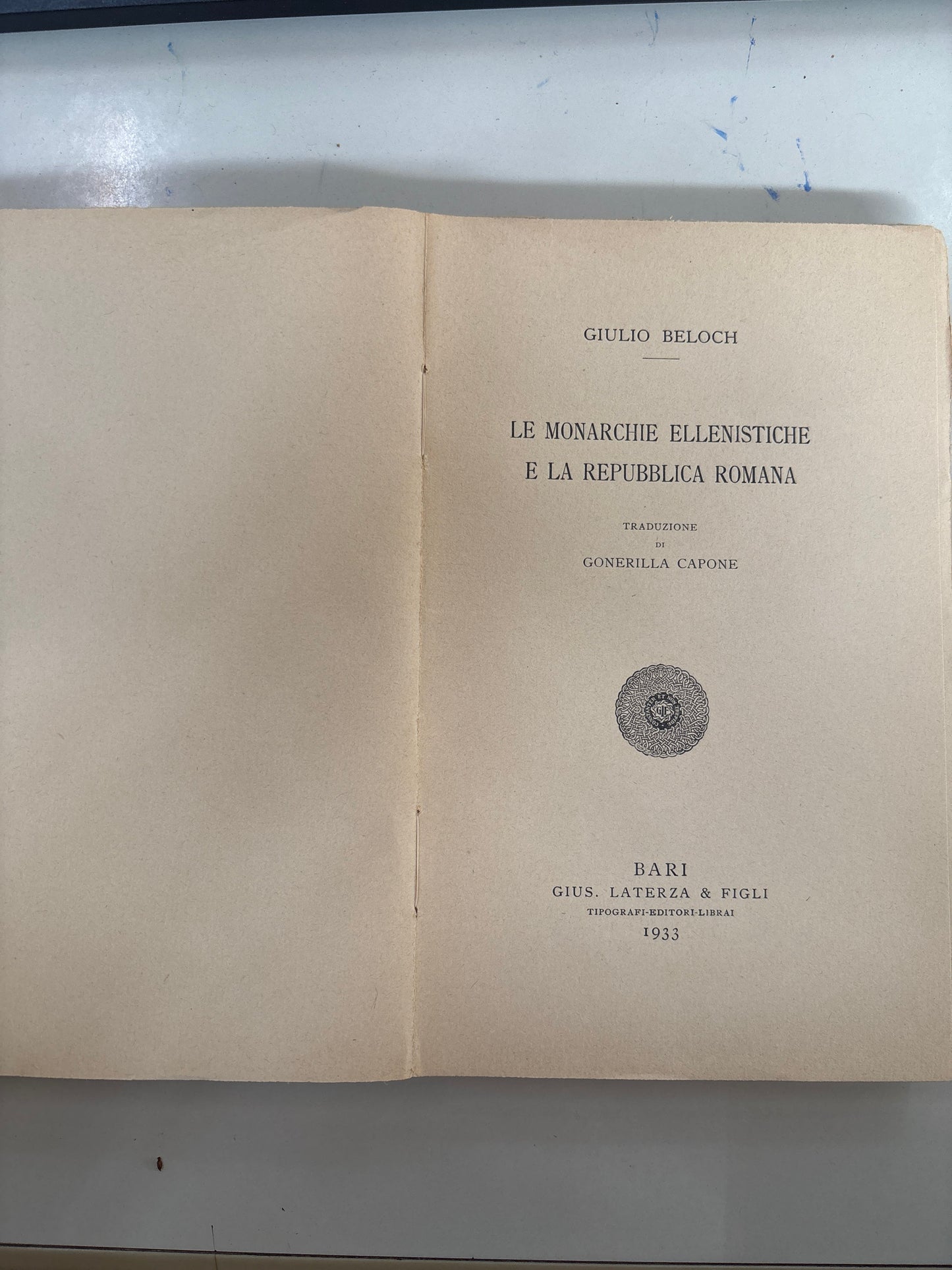 Libro Le monarchie ellenistiche e la Repubblica romana | Laterza 1933 Storia antica Mercatino Usato Crotone