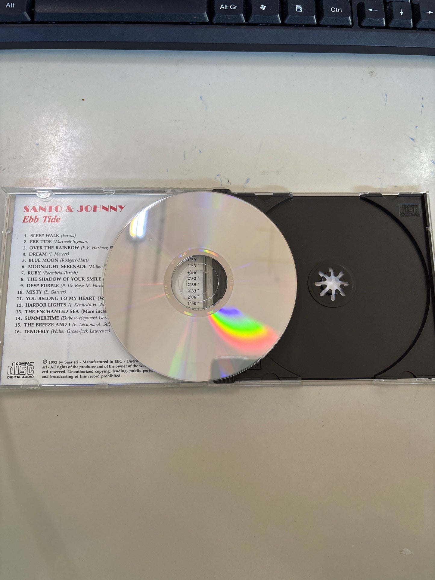CD Santo & Johnny – Ebb Tide | Sleep Walk, Over the Rainbow, Summertime Mercatino Usato Crotone