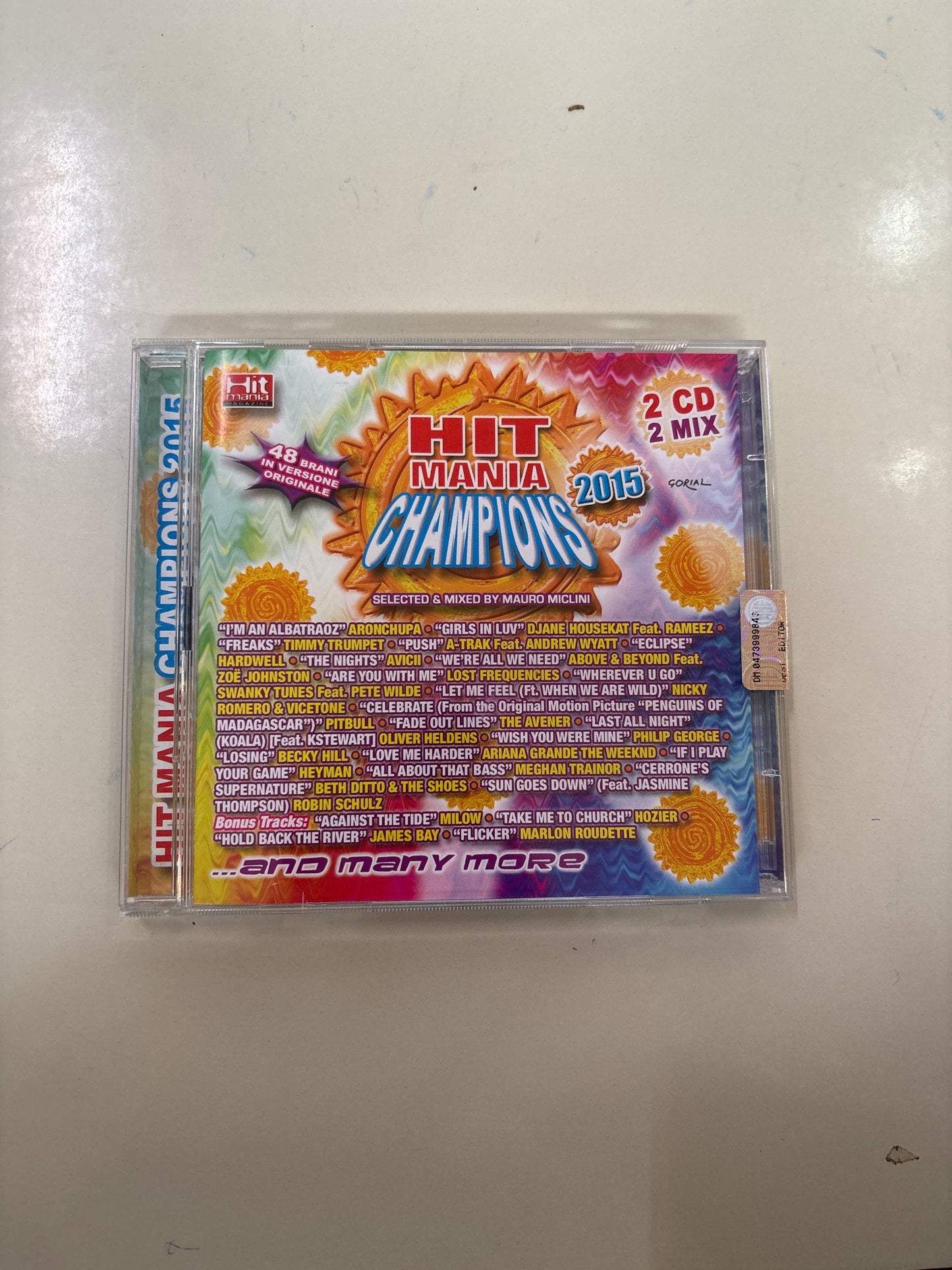 CD Hit Mania Champions 2015 compilation dance pop estate mix Mercatino Usato Crotone