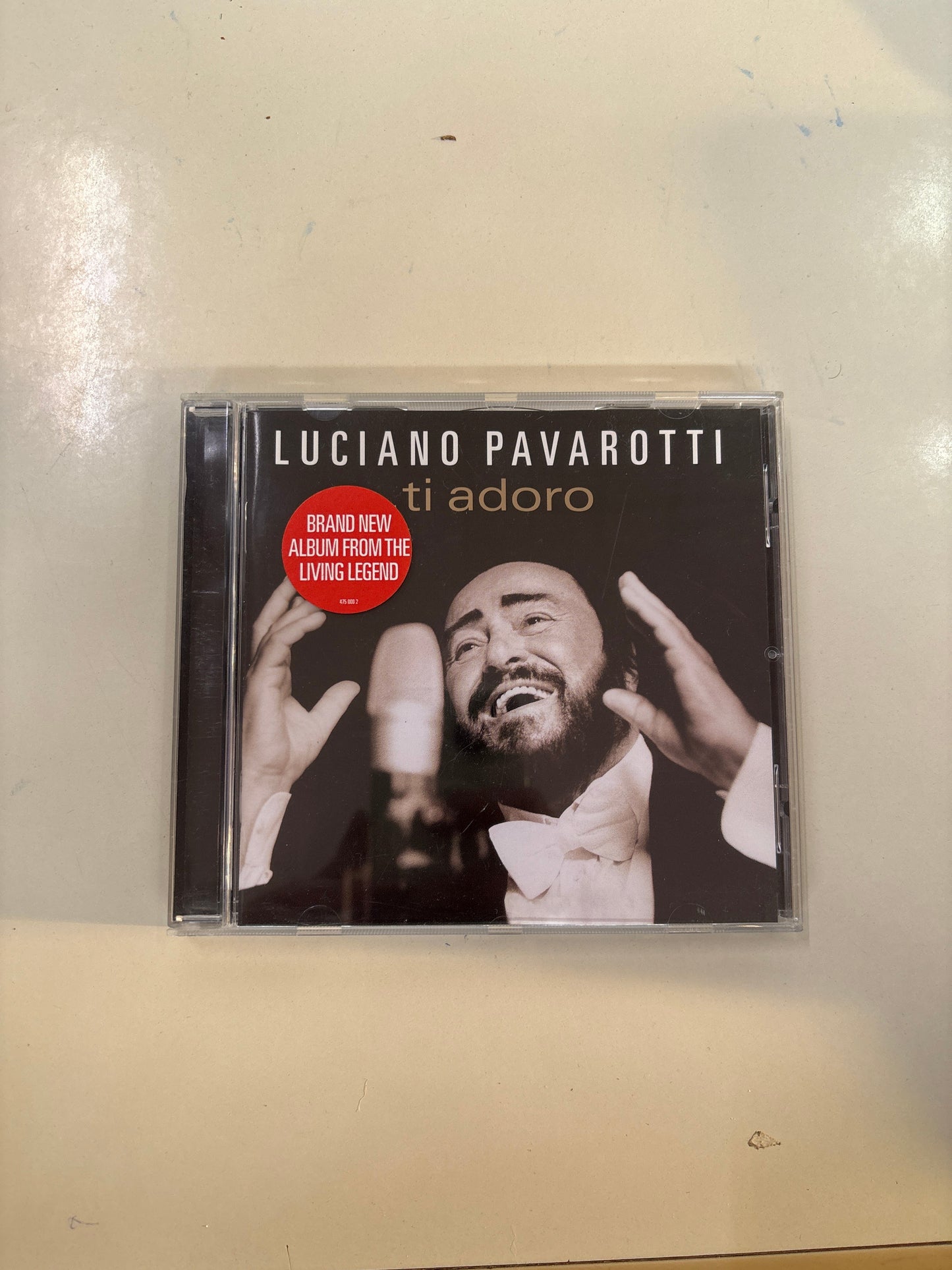 CD Luciano Pavarotti - Ti adoro 2003 pop lirico Decca classica Mercatino Usato Crotone