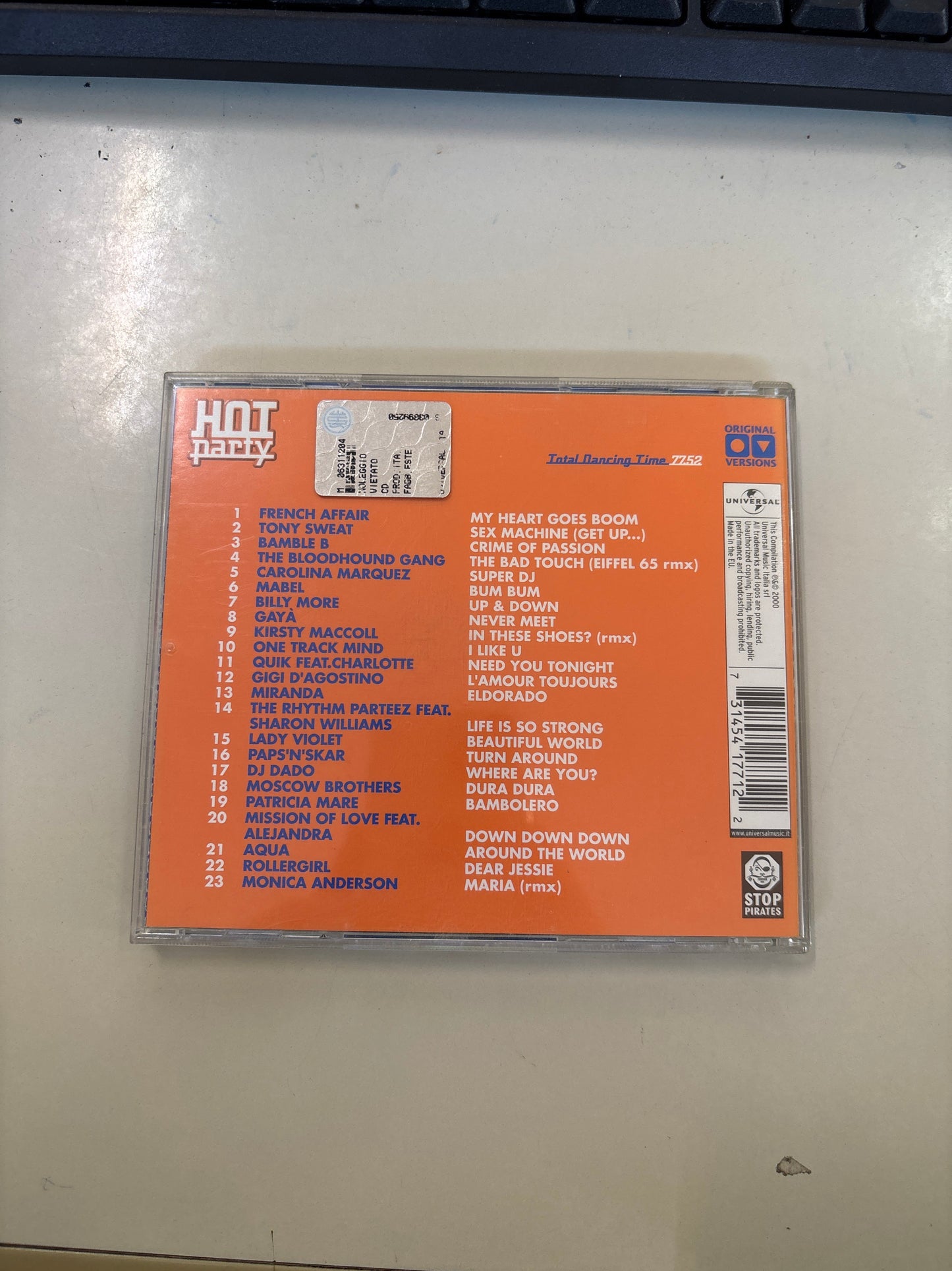 CD Hot Party Compilation Dance Pop – Musica Estiva – Hit da Ballare Mercatino Usato Crotone
