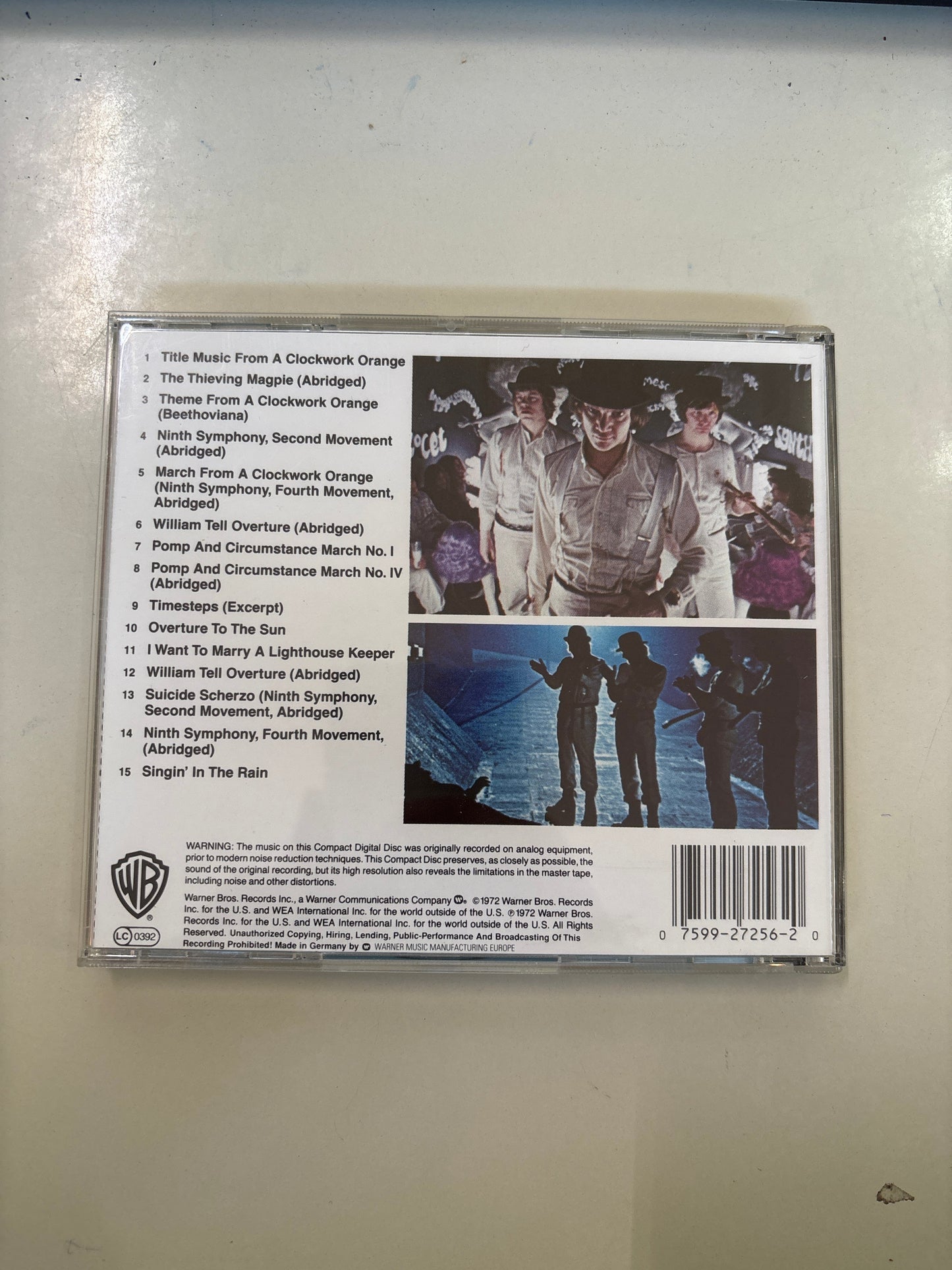 CD A Clockwork Orange – Stanley Kubrick Soundtrack – Colonna Sonora Cult Mercatino Usato Crotone