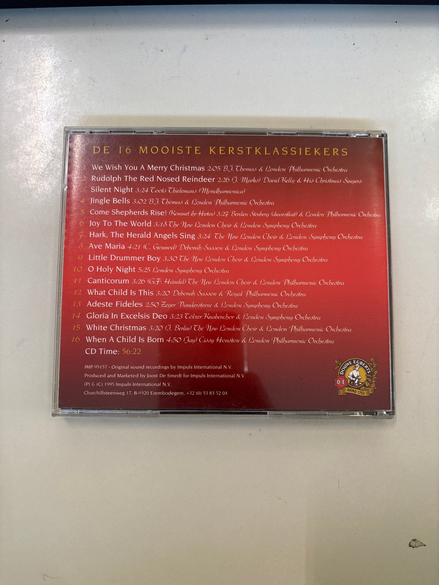 CD Douwe Egberts – Vrolijk Kerstfeest – Canzoni di Natale Olandesi Mercatino Usato Crotone