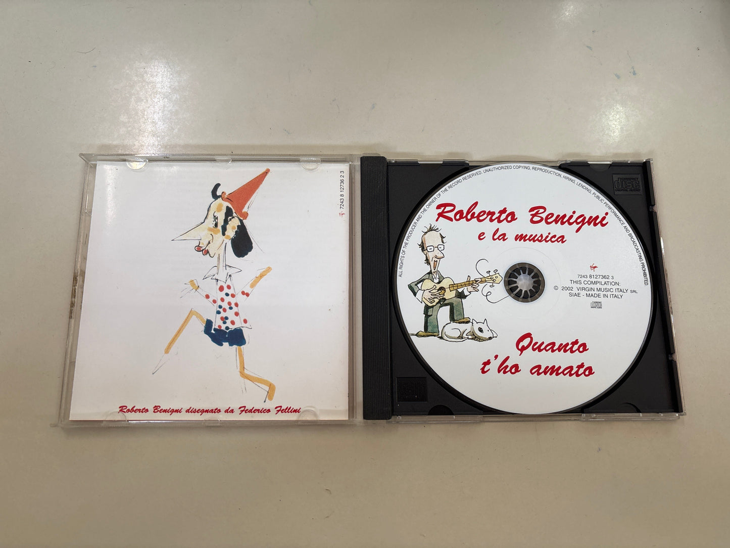 CD Roberto Benigni e la musica Quanto t'ho amato Piovani La vita è bella Mercatino Usato Crotone