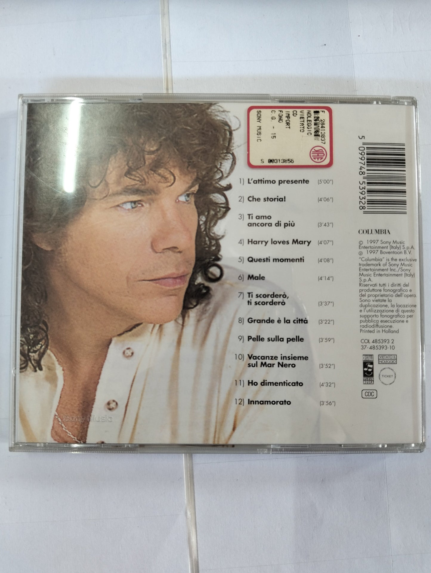 Riccardo Cocciante - Innamorato (1997) - CD Originale - Columbia CD Mercatino Usato Crotone