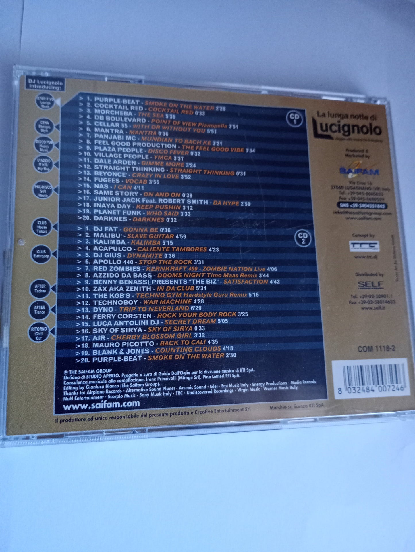 LA NOTTE LUNGA DI LUCIGNOLO - 2 CD STUDIO APERTO - RARO Mercatino Usato Crotone