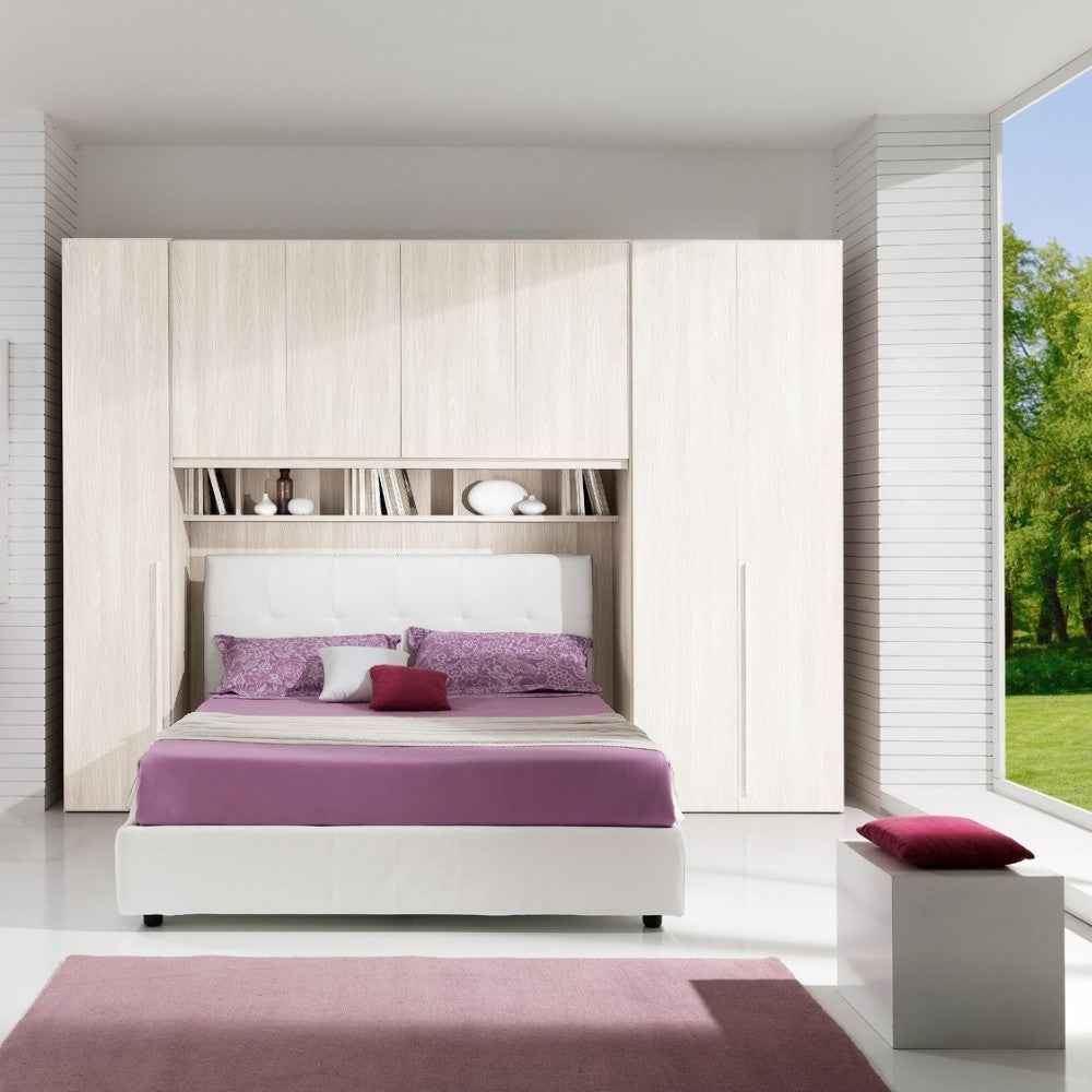 Armadio a ponte Margi 334x54x245,3 cm colore kiri Effezeta