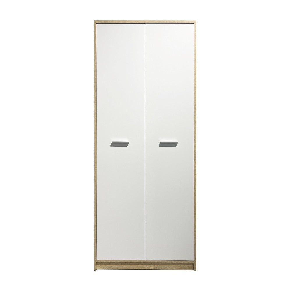 Armadio Nepo 2 ante rovere sonoma bianco Effezeta