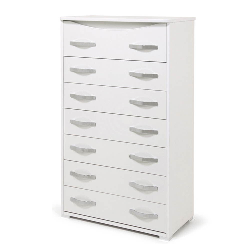 Cassettiera Settimino Maxi 127x76x41 bianco frassinato Effezeta