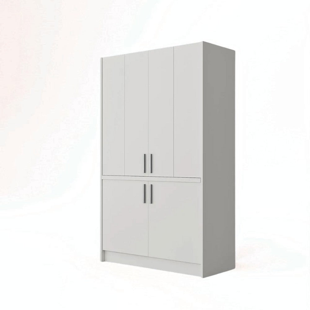 Cucina monoblocco Fold struttura e ante a libro bianco Effezeta