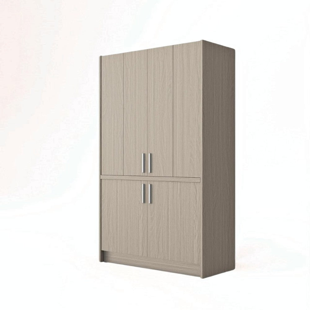 Cucina monoblocco Fold struttura e ante a libro olmo Effezeta
