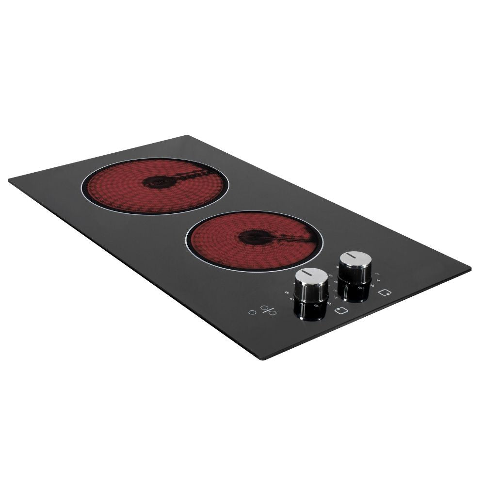 Piano cottura Antek vetroceramica elettrico nero 2 zone Effezeta