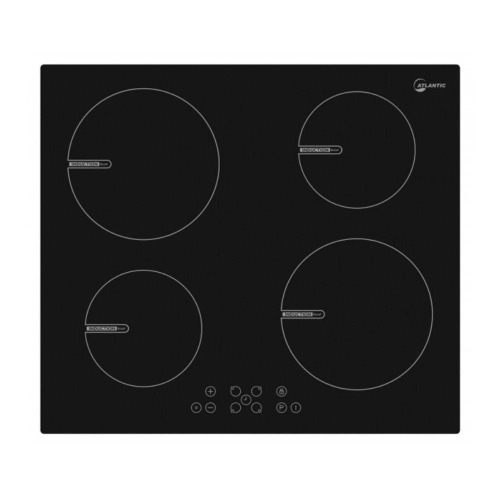 Piano cottura Atlantic ad induzione ATVIFCT13P 4 zone colore nero Effezeta