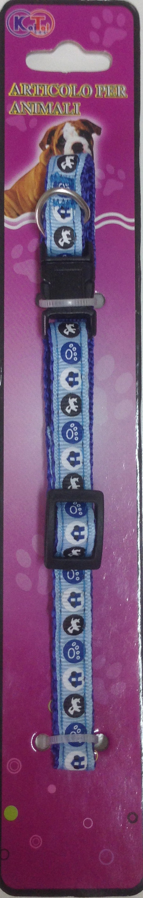 Collar for small dogs - Adjustable - Blue Mercatino Usato Crotone