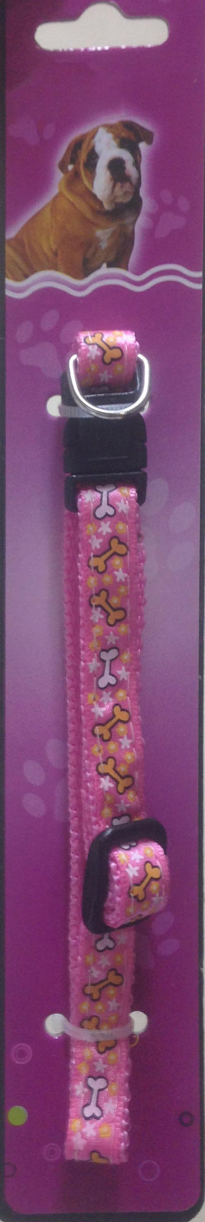 Collar for small dogs - Adjustable - Pink Mercatino Usato Crotone