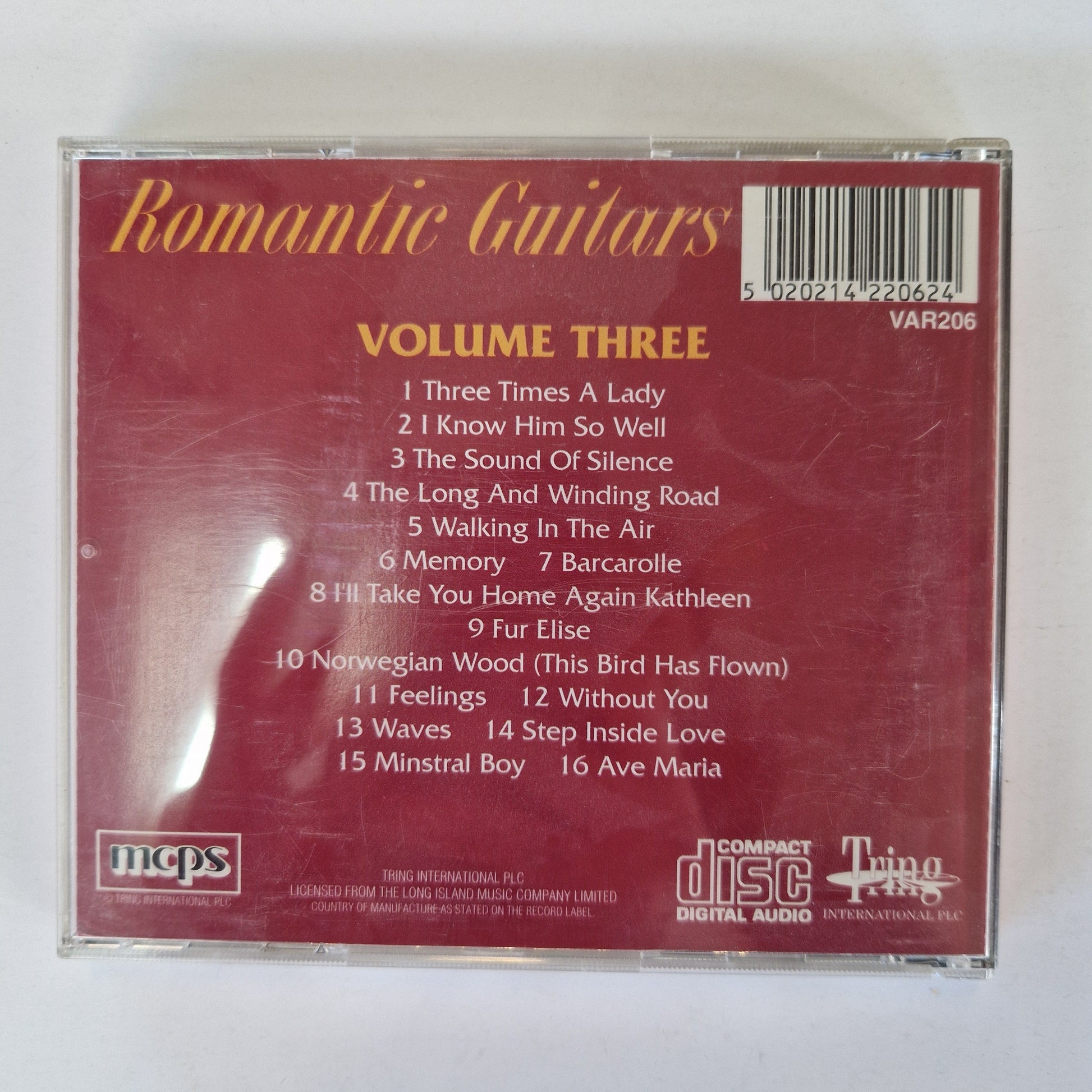 Romantic Guitars Vol. 3 CD Tring Int. PLC Chitarra Strumentale Raro 90s Mercatino Usato Crotone