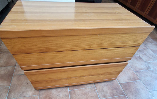 Cassettiera in legno con 3 cassetti L100xP59xH69 cm – OCCASIONE 20€ Mercatino Usato Crotone