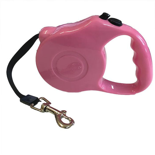 Extendable leash for dogs - Max 15 kg - Pink Color - Start & Stop Mercatino Usato Crotone