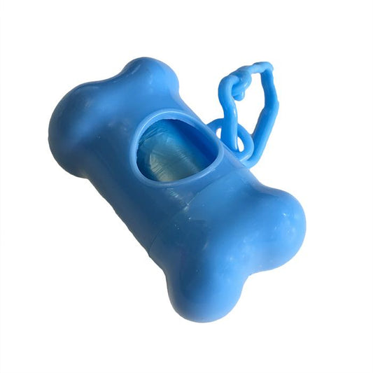 Porta Bags Dog Bone - Portable with bags included - Blue Mercatino Usato Crotone