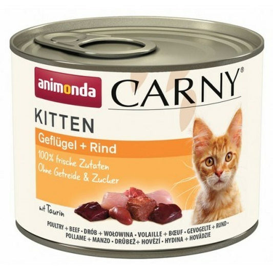 Cibo per gatti Animonda Carny Kitten Carne di vitello Uccelli 200 g 18578