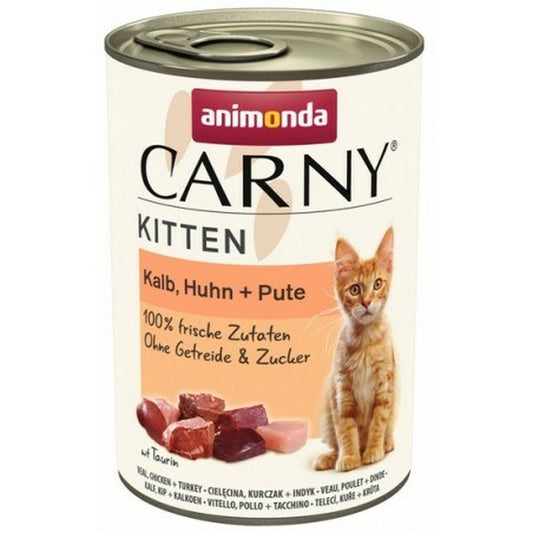 Cibo per gatti Animonda Carny Pollo Tacchino Carne di vitello 400 g 18578