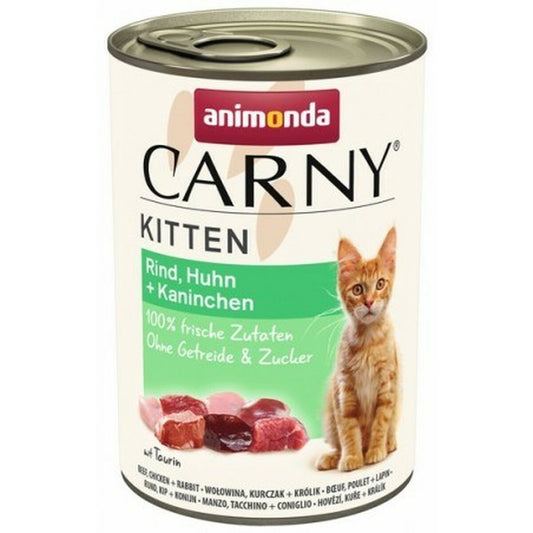 Cibo per gatti Animonda Carny Pollo Carne di vitello Coniglio 400 g 18578