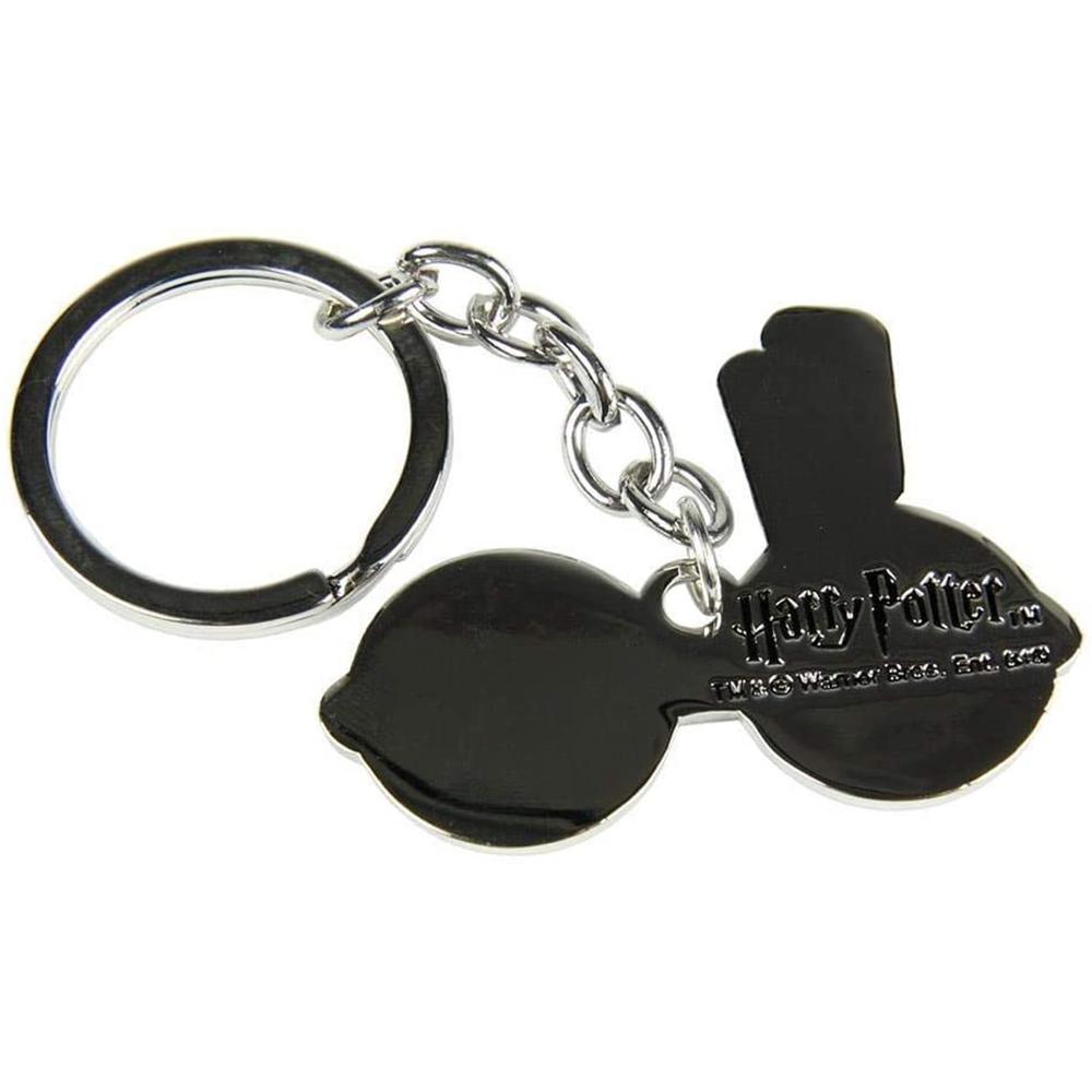 Harry Potter Metal Keychain - Silver - Official product CERDA'