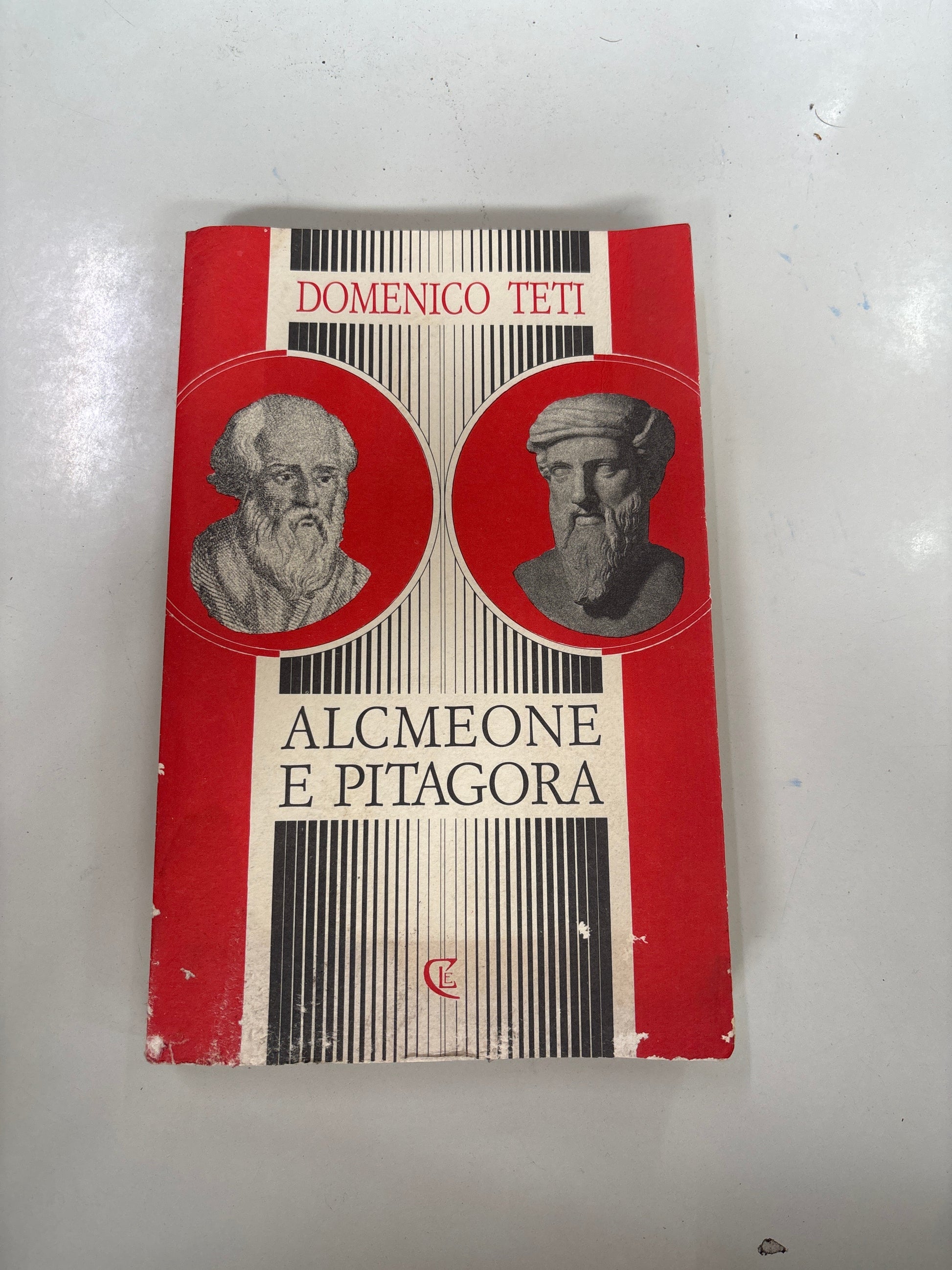 Libro Alcmeone e Pitagora Domenico Teti 1988 Calabria Letteraria Filosofia Greca Mercatino Usato Crotone