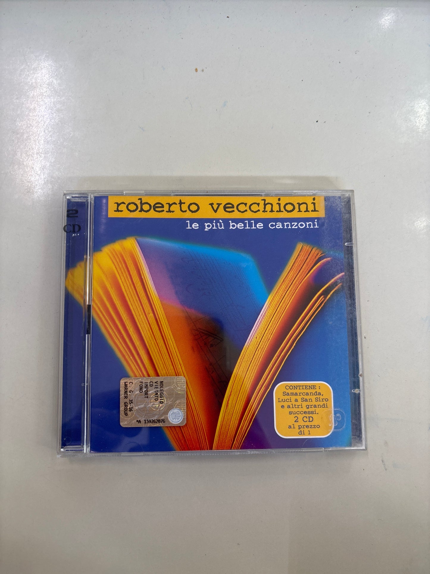 2 CD Roberto Vecchioni – Le più belle canzoni (2006) Warner Music Mercatino Usato Crotone