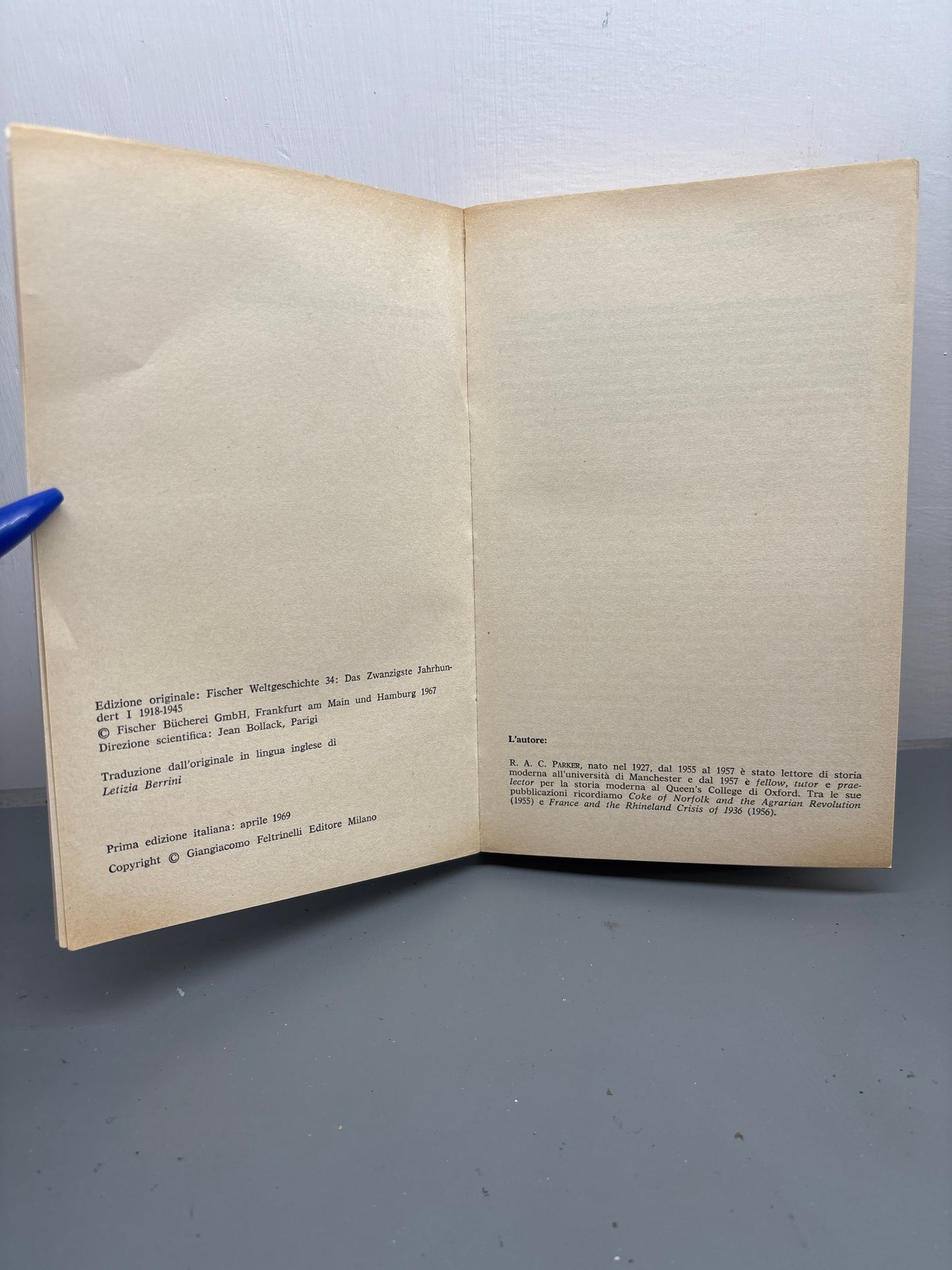 Storia Universale Feltrinelli 34 Europa 1918-1945 libro storico raro usato Mercatino Usato Crotone