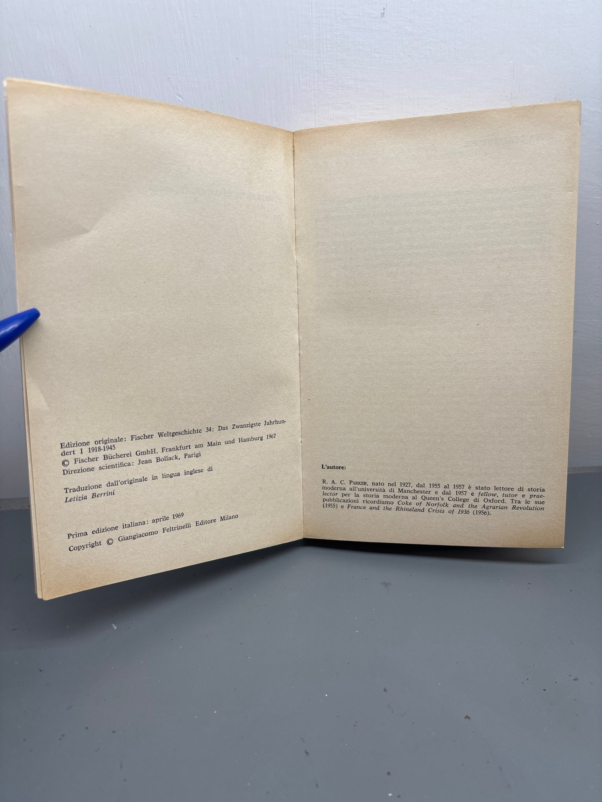 Storia Universale Feltrinelli 34 Europa 1918-1945 libro storico raro usato Mercatino Usato Crotone