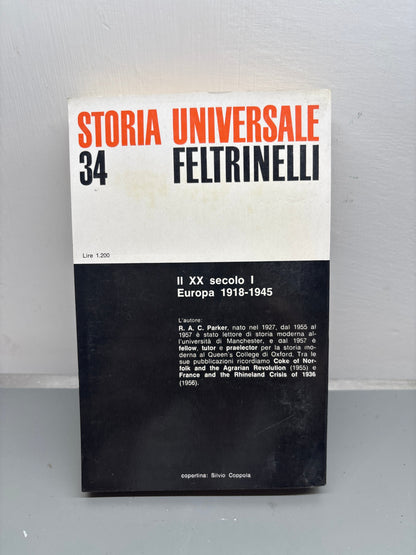Storia Universale Feltrinelli 34 Europa 1918-1945 libro storico raro usato Mercatino Usato Crotone