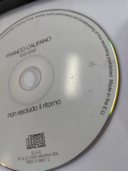 CD "Franco Califano - Non Escludo Il Ritorno" - CD Uno & CD Due Mercatino Usato Crotone