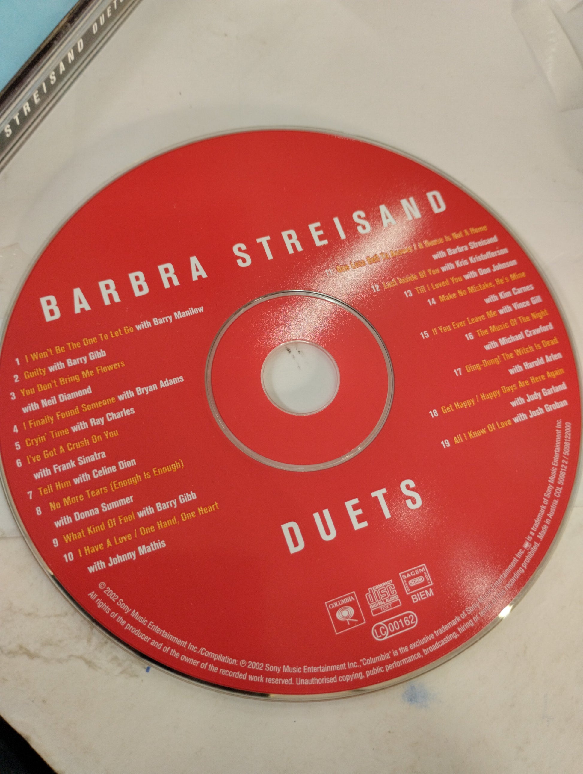 Barbra Streisand – Duets CD Compilation 2002 Mercatino Usato Crotone