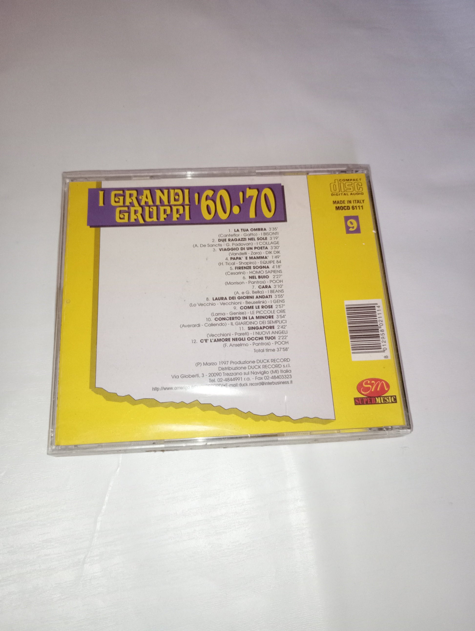 I GRANDI GRUPPI ANNI '60/'70 VOL. 9 SIGILLATO - Musica Vintage Mercatino Usato Crotone
