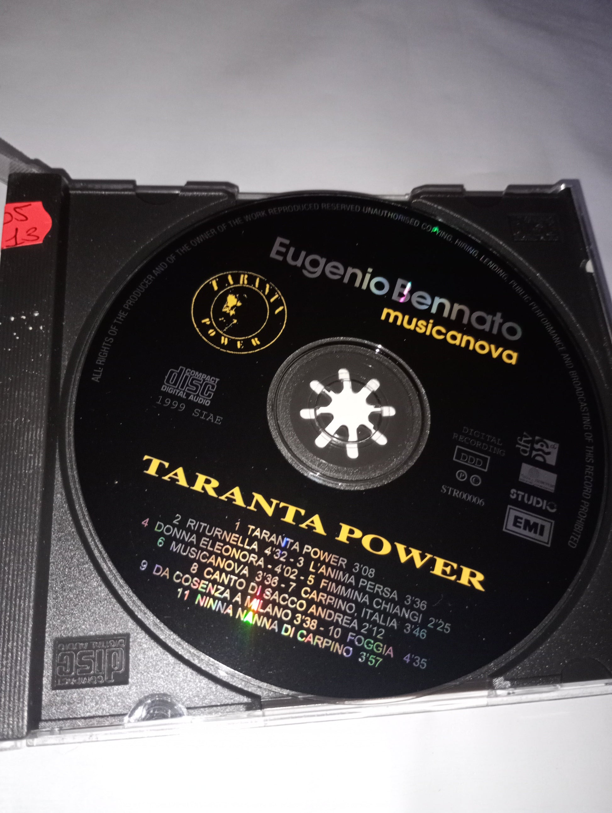 Eugenio Bennato - Musicanova - Taranta Power - Musica Popolare CD Mercatino Usato Crotone