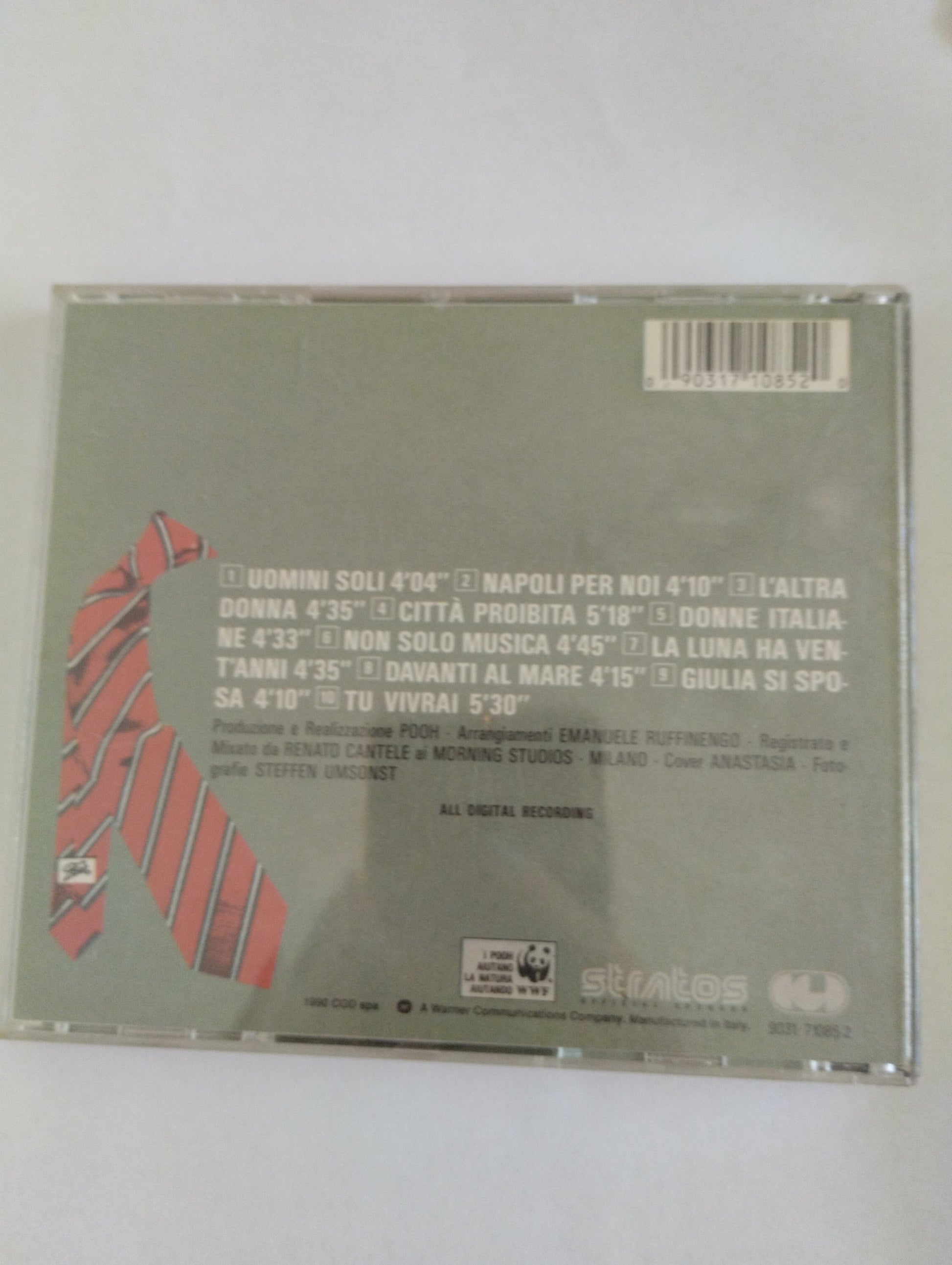 Pooh – Uomini Soli (CD 1990) – Edizione Warner Music Mercatino Usato Crotone