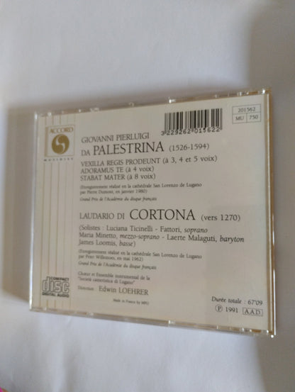 CD Palestrina: Vexilla Regis, Adoramus Te, Stabat Mater – Edwin Loehrer Mercatino Usato Crotone