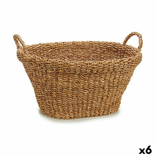 Cesto Con manici Marrone 32 L 58 x 27 x 52 cm (6 Unità) 3892