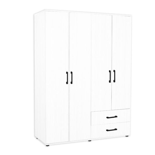 Armadio GRD4422023 bianco 4 ante e 2 cassetti Effezeta