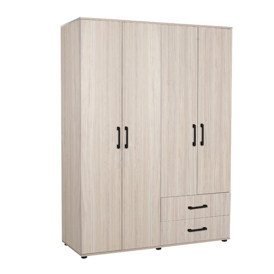 Armadio GRD4422023 rovere 4 ante e 2 cassetti Effezeta