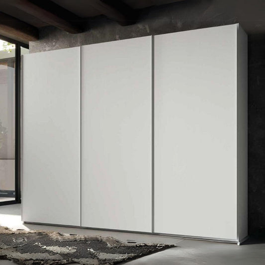 Armadio scorrevole Step 3 ante in legno colore bianco Portland Effezeta